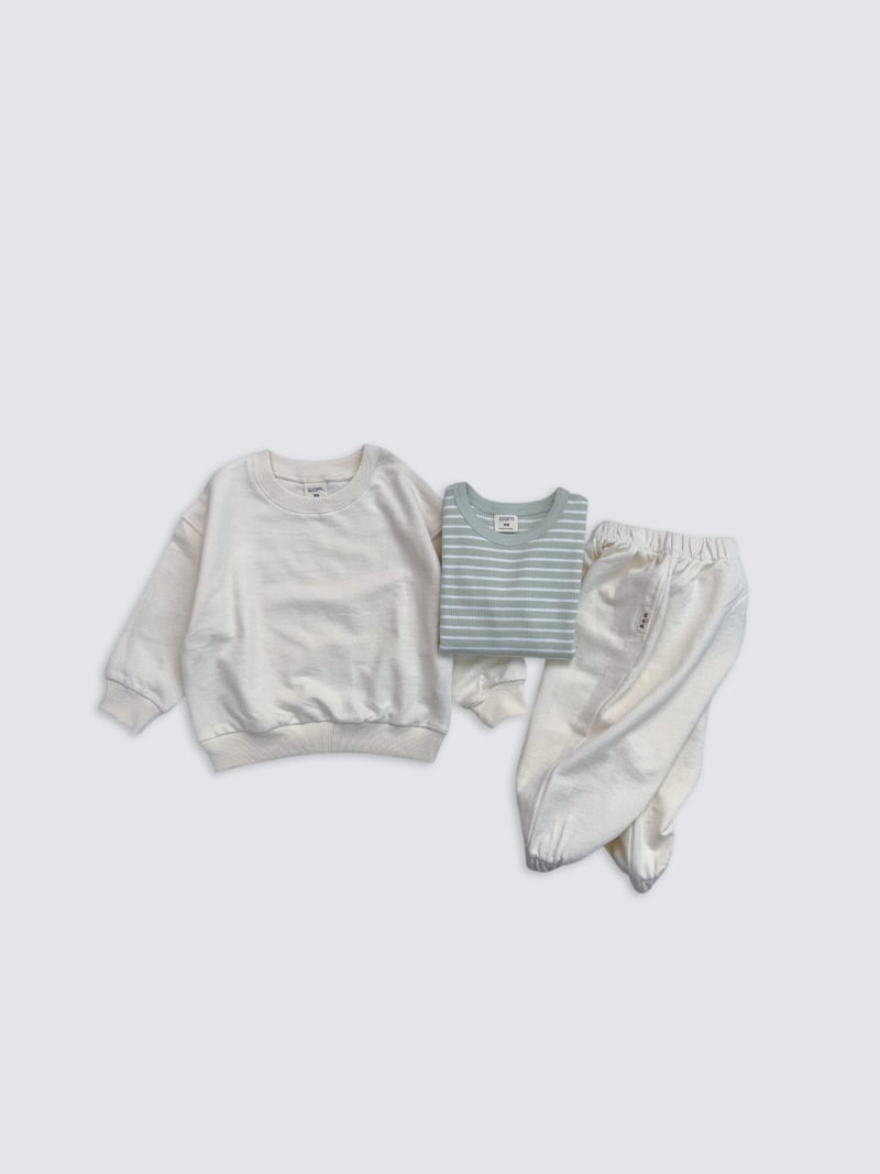 Pom - Korean Baby Fashion - #babyootd - Simple Jogger Pants - 5