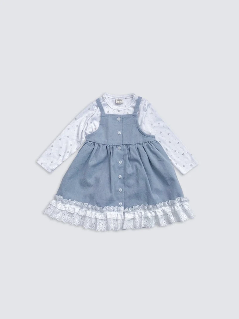 Pom - Korean Baby Fashion - #babyoninstagram - Flower Tee - 4