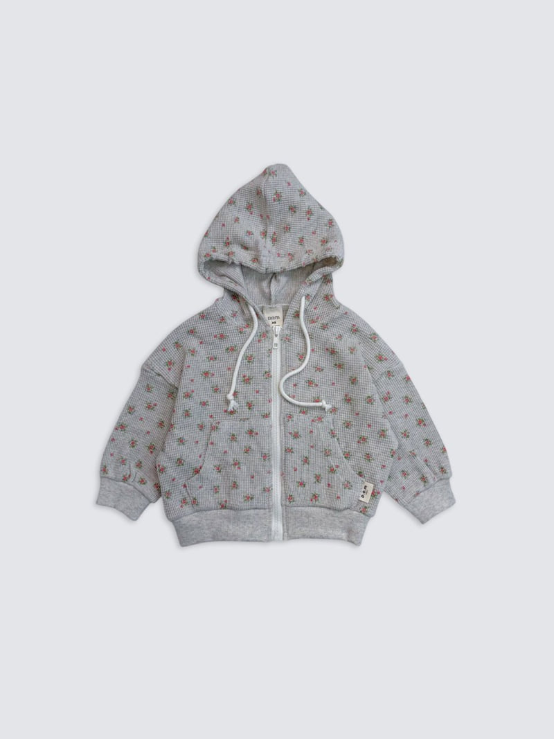Pom - Korean Baby Fashion - #babywear - Flower Jogger Pants - 3