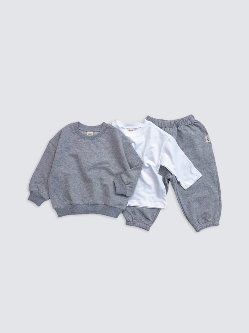 Pom - Korean Baby Fashion - #onlinebabyboutique - Simple Jogger Pants - 9