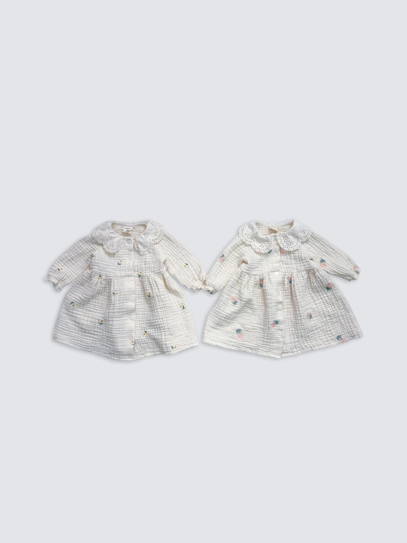 Pom - Korean Baby Fashion - #onlinebabyshop - Baby One-piece