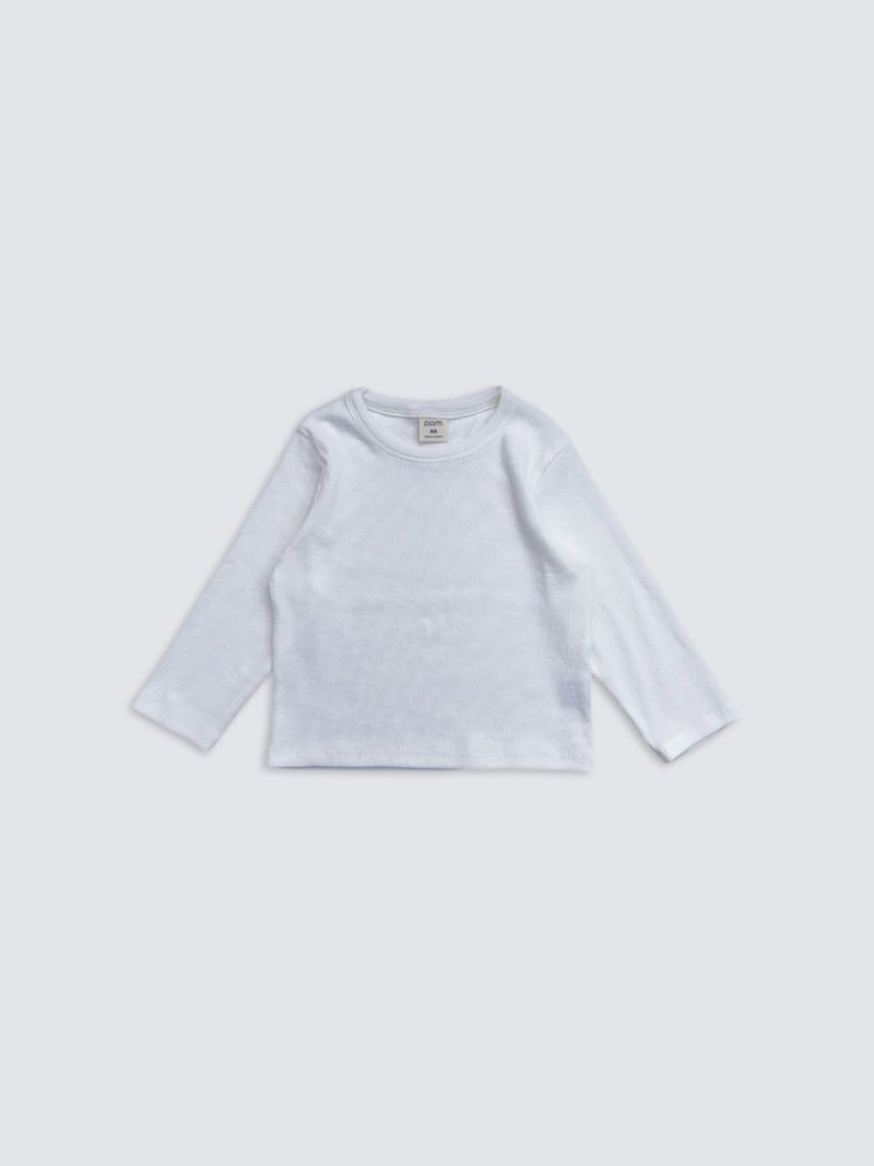 Pom - Korean Baby Fashion - #onlinebabyshop - Ribbed Basic Tee - 9