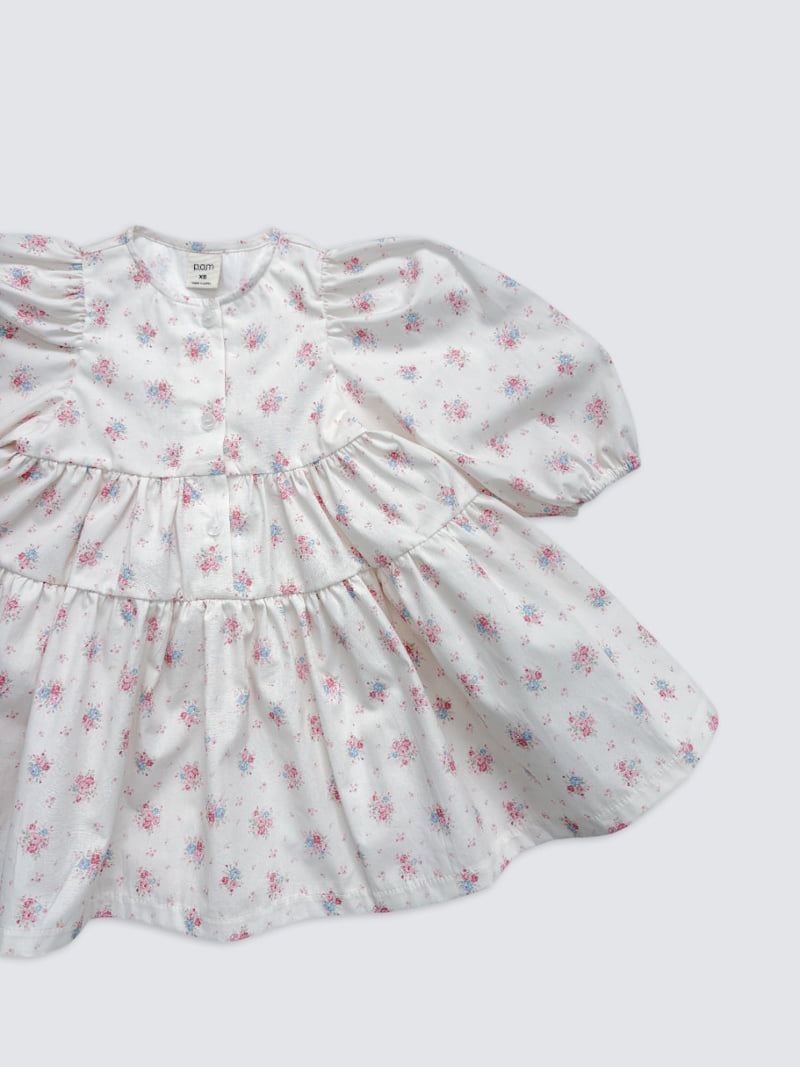 Pom - Korean Baby Fashion - #onlinebabyshop - Tiered One-piece - 4
