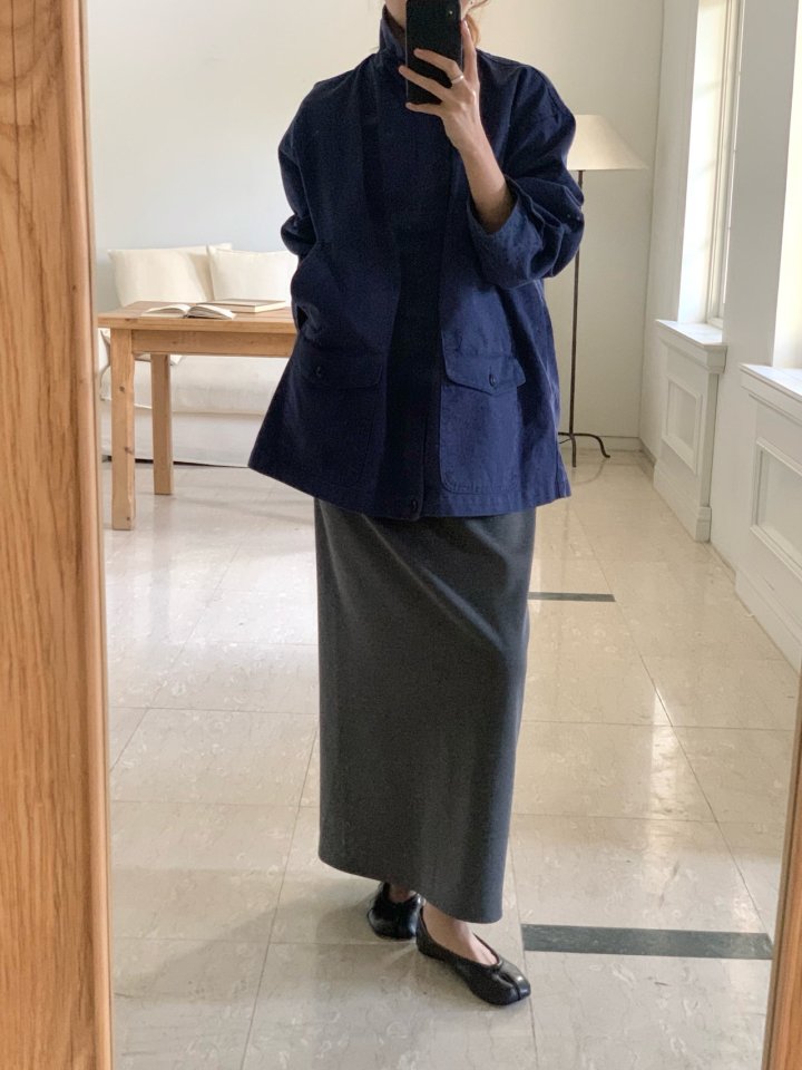 Pomelo - Korean Women Fashion - #momslook - Bio Wash Work Jacket - 9