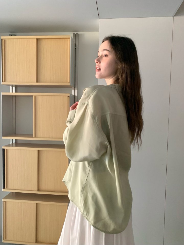 Pomelo - Korean Women Fashion - #momslook - Dual Pocket Shirt - 8