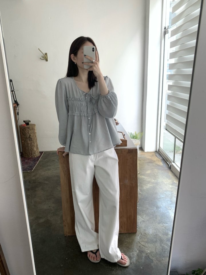 Pomelo - Korean Women Fashion - #momslook - Bustier Blouse