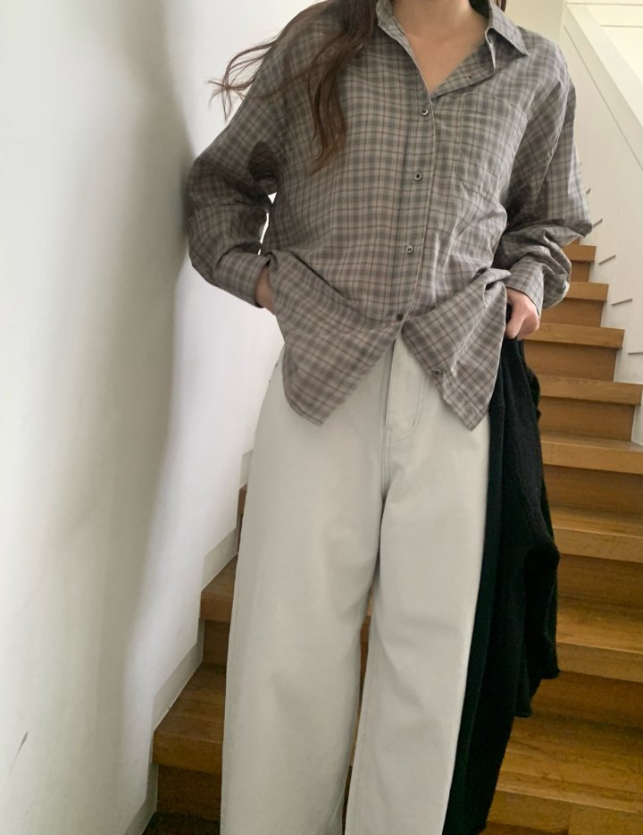 Pomelo - Korean Women Fashion - #momslook - Blush Denim Pants - 5