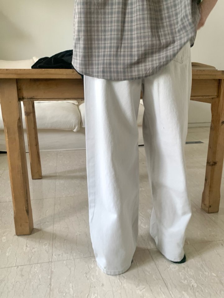Pomelo - Korean Women Fashion - #momslook - Blush Denim Pants - 6