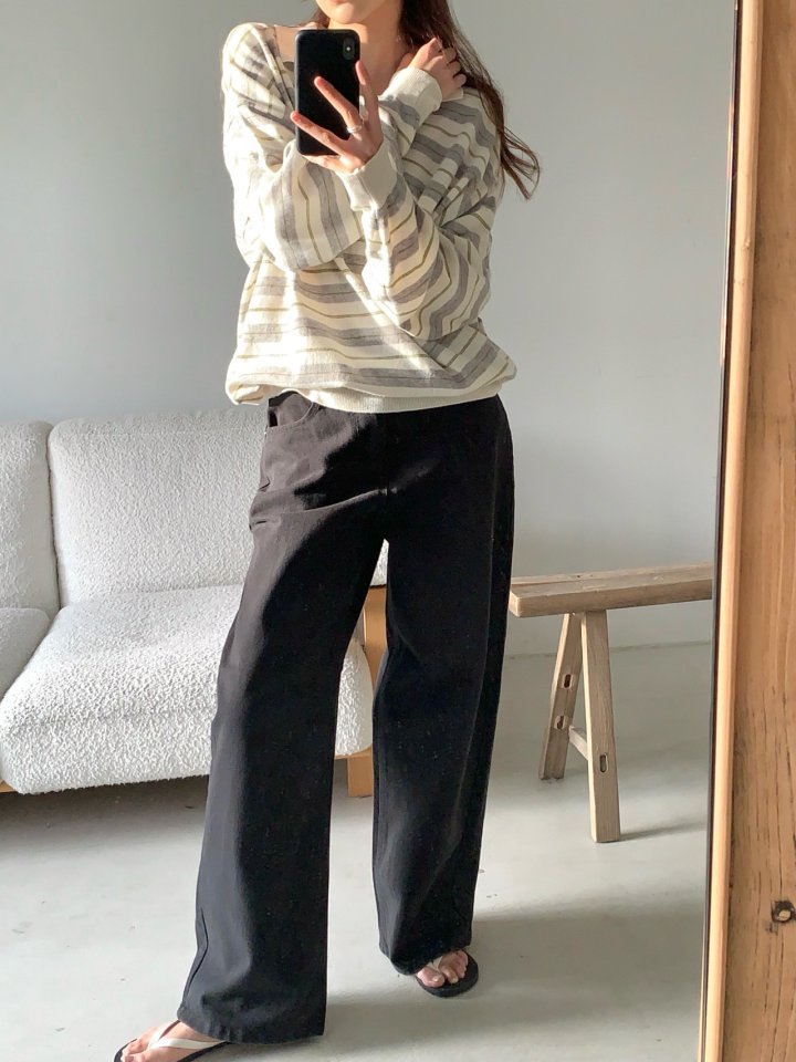 Pomelo - Korean Women Fashion - #pursuepretty - Blush Denim Pants - 10