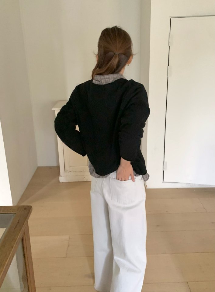 Pomelo - Korean Women Fashion - #vintageinspired - Blush Denim Pants - 8