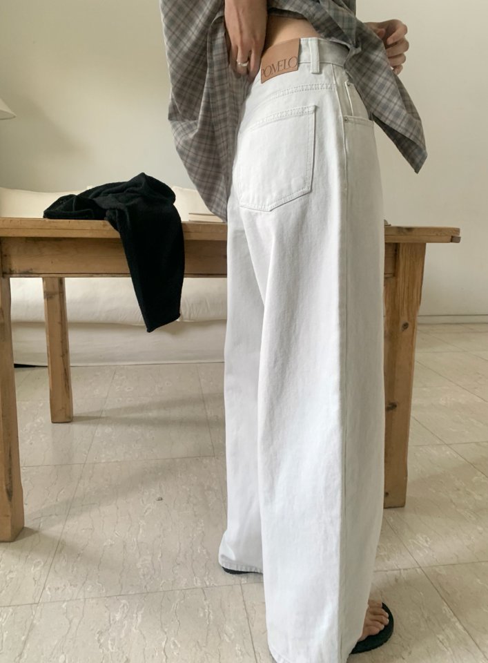 Pomelo - Korean Women Fashion - #womensfashion - Blush Denim Pants