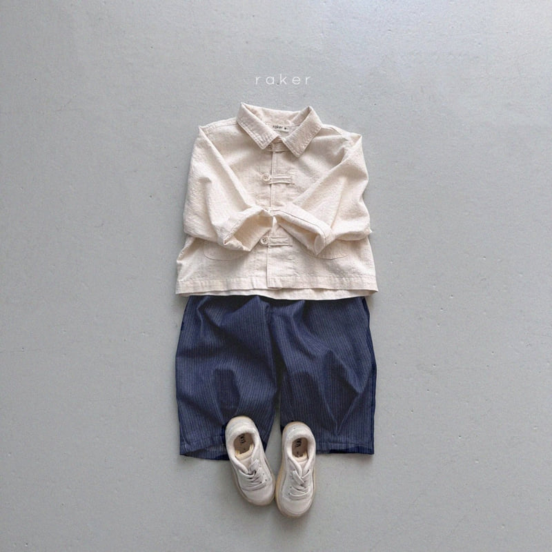 Raker - Korean Children Fashion - #designkidswear - Button Loop Shirt - 5