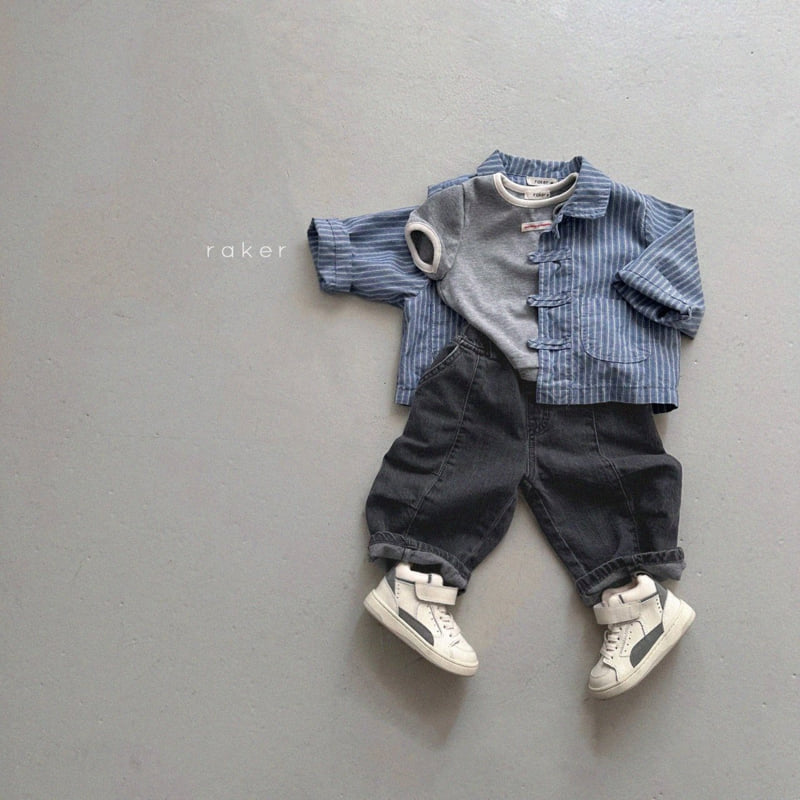 Raker - Korean Children Fashion - #discoveringself - Button Loop Shirt - 6
