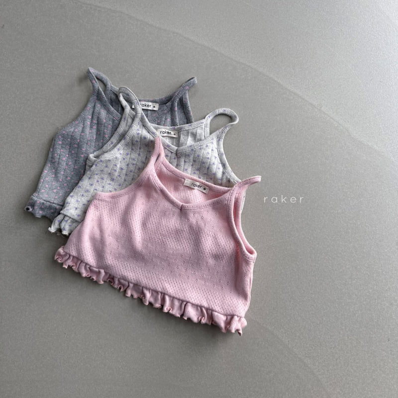 Raker - Korean Children Fashion - #discoveringself - Elia Eyelet Strap Sleeveless - 5