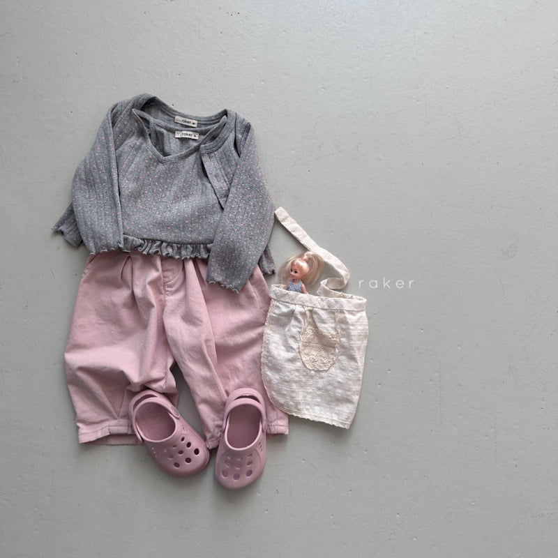 Raker - Korean Children Fashion - #fashionkids - Elia Eyelet Strap Sleeveless - 6