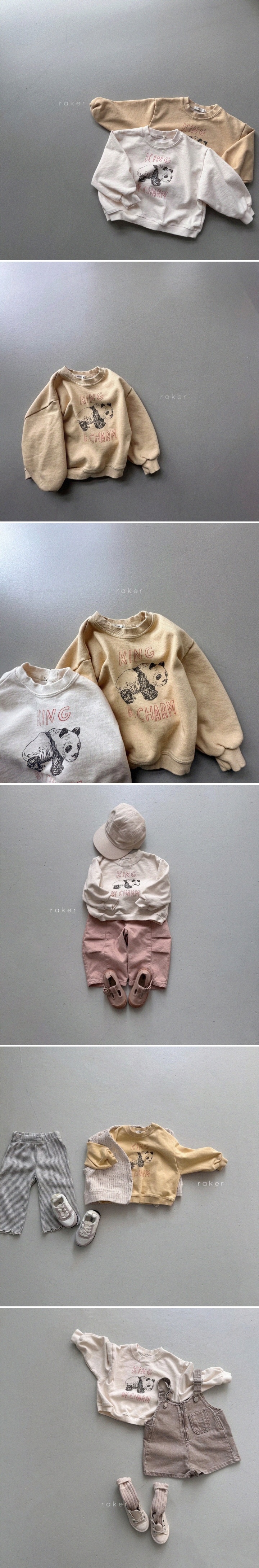 Raker - Korean Children Fashion - #kidzfashiontrend - Panda Bear Sweatshirt - 2