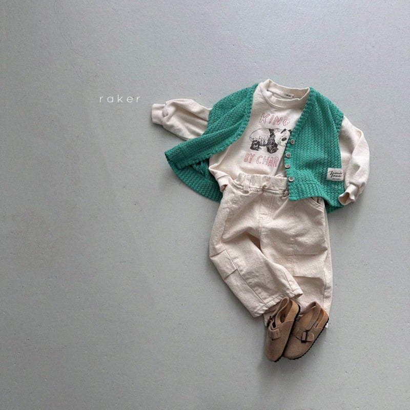 Raker - Korean Children Fashion - #minifashionista - Friends Knitting Vest - 5
