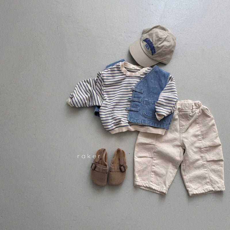 Raker - Korean Children Fashion - #todddlerfashion - Button Loop Vest - 5