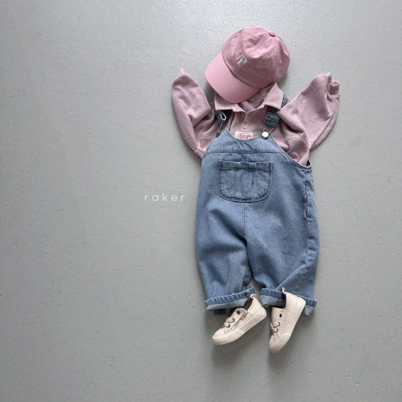 Raker - Korean Children Fashion - #prettylittlegirls - Collar Button Tee - 4