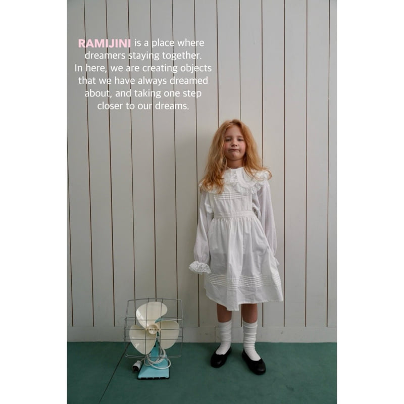 Ramijini - Korean Children Fashion - #childofig - Pintuck Apron - 2