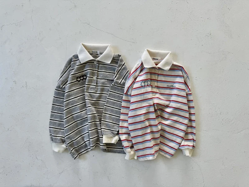 Ramijini - Korean Children Fashion - #childrensboutique - Crocodile Collar Tee