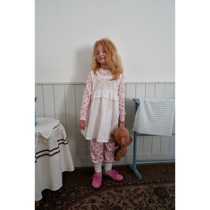 Ramijini - Korean Children Fashion - #designkidswear - Cross Stitch One-piece - 7