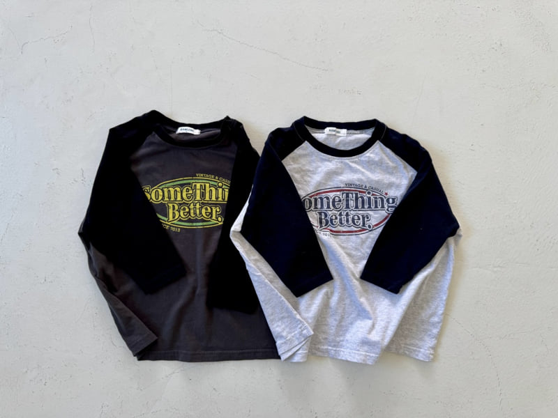Ramijini - Korean Children Fashion - #discoveringself - Something Raglan Tee