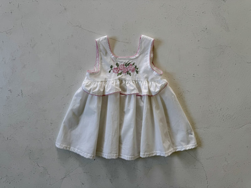 Ramijini - Korean Children Fashion - #fashionkids - Cross Stitch One-piece - 9