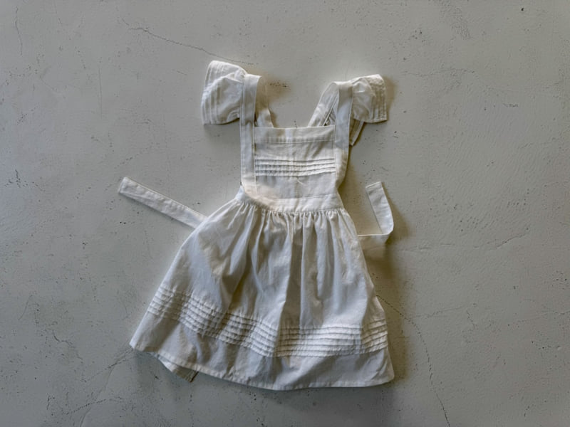 Ramijini - Korean Children Fashion - #kidzfashiontrend - Pintuck Apron - 9