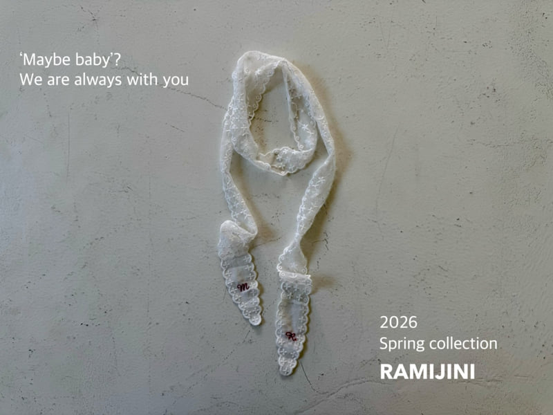 Ramijini - Korean Children Fashion - #kidzfashiontrend - Lace Scarf