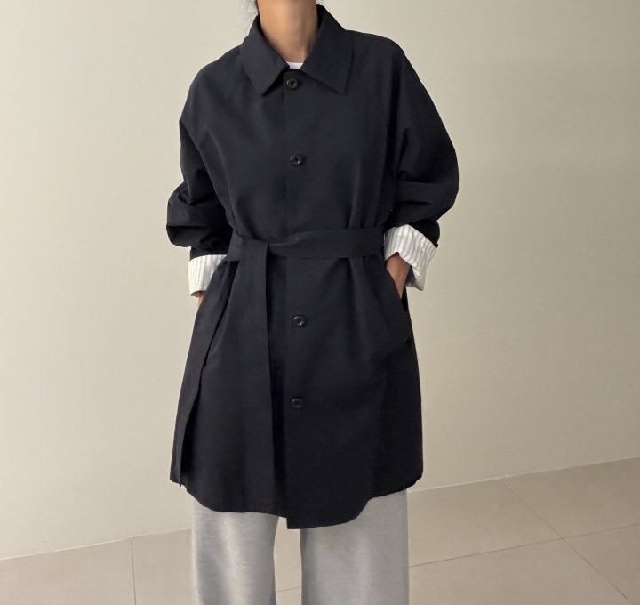 Ripple - Korean Women Fashion - #momslook - Sioha Half Trench Coat - 6