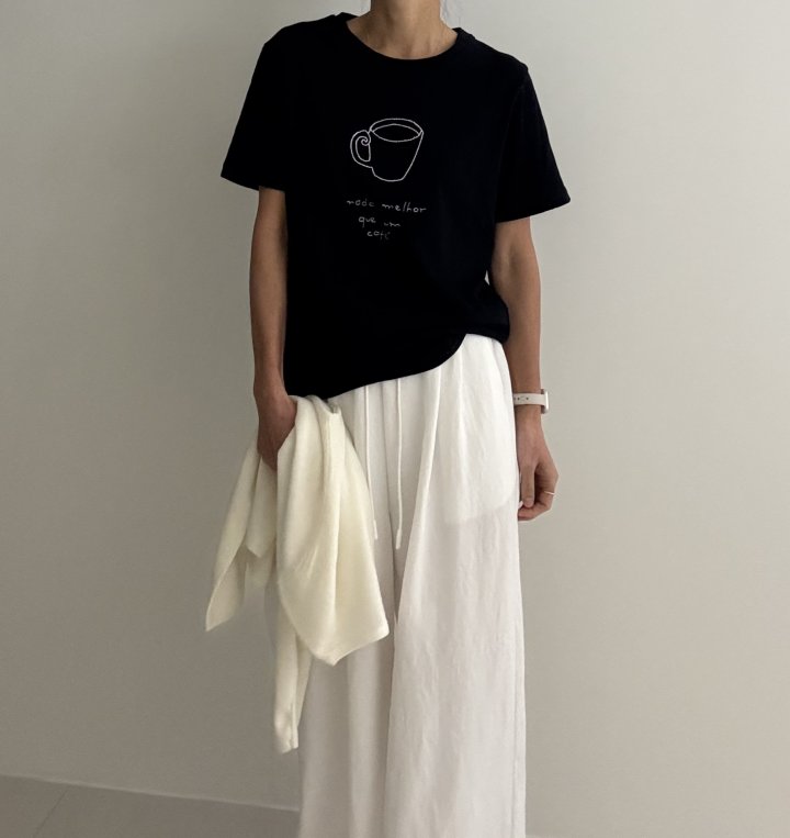 Ripple - Korean Women Fashion - #momslook - Cafe Mug Tee - 9