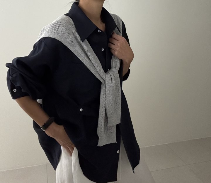 Ripple - Korean Women Fashion - #momslook - Renne Long Shirt Set - 8