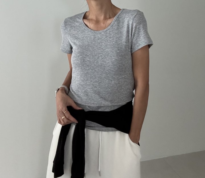 Ripple - Korean Women Fashion - #momslook - Rise Tee - 11