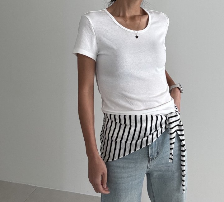 Ripple - Korean Women Fashion - #momslook - Rise Tee - 7