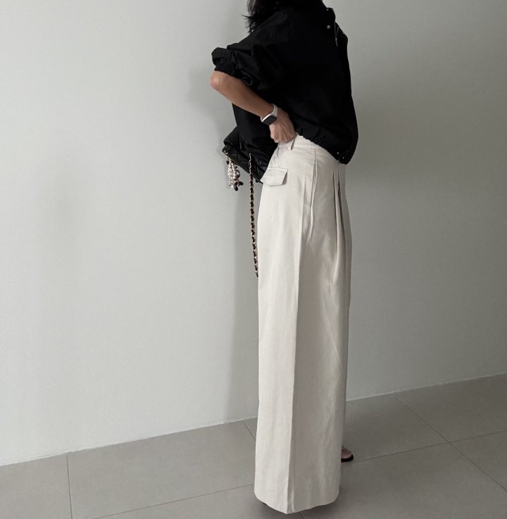 Ripple - Korean Women Fashion - #momslook - Cheek Pintuck Pants - 7