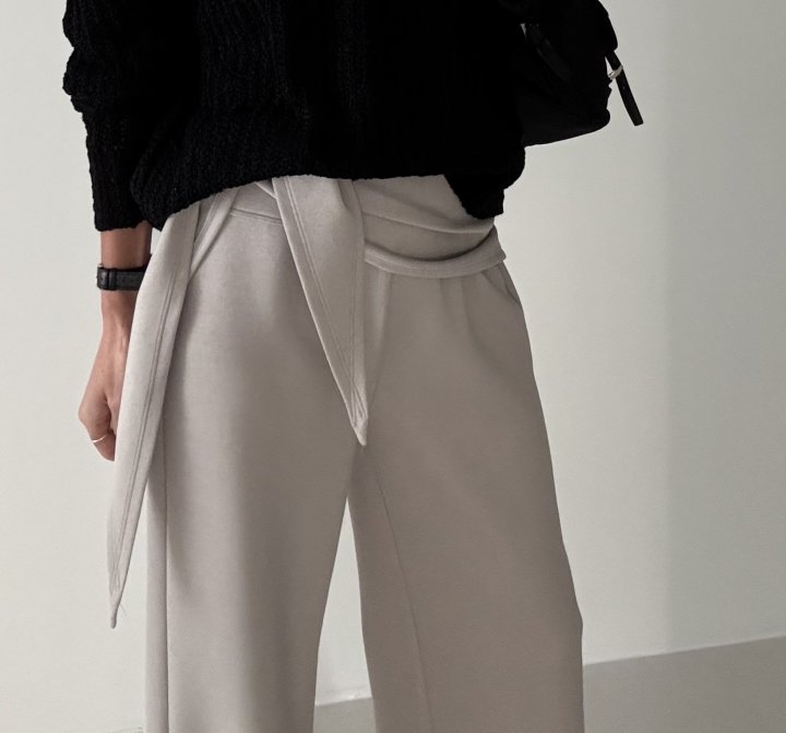 Ripple - Korean Women Fashion - #womensfashion - Cutout Wrap Pants - 4