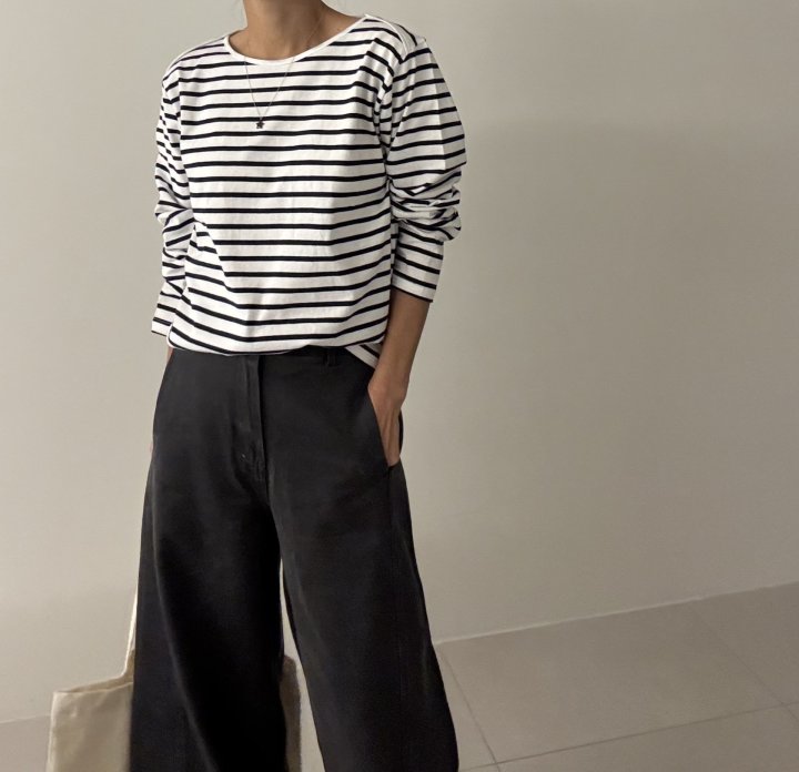 Ripple - Korean Women Fashion - #momslook - Jay Striped Tee - 9