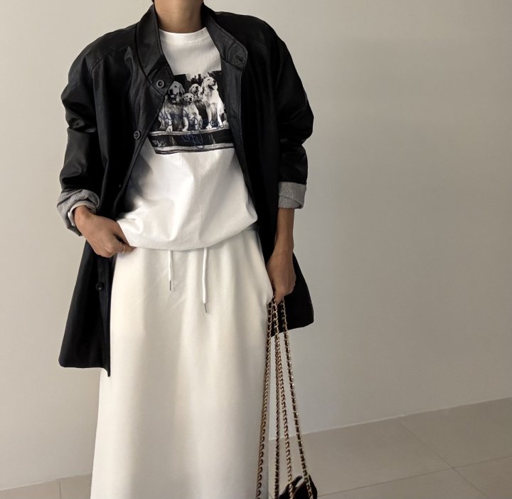 Ripple - Korean Women Fashion - #momslook - Golden Retriever Love Tee - 6