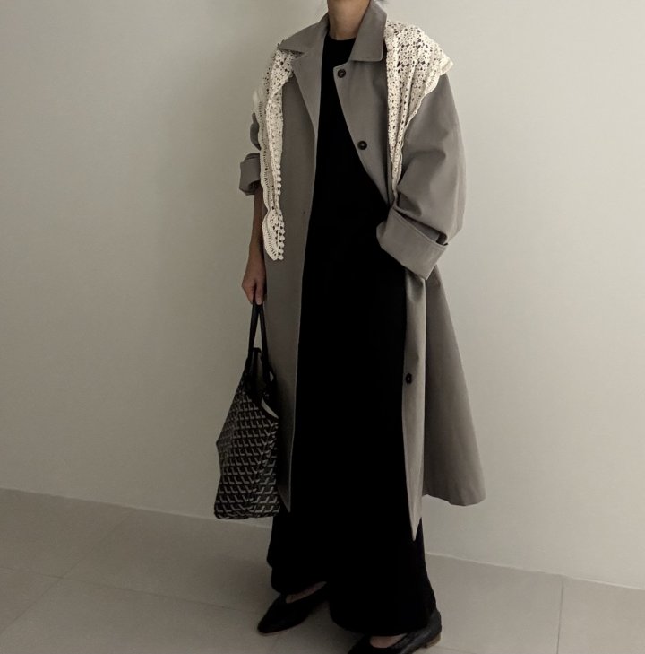 Ripple - Korean Women Fashion - #womensfashion - Gentle Trench Coat - 4