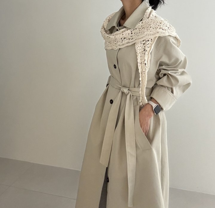 Ripple - Korean Women Fashion - #momslook - Gentle Trench Coat - 7