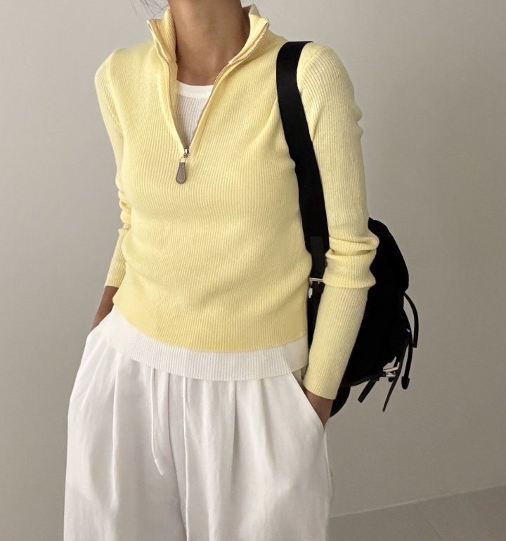 Ripple - Korean Women Fashion - #momslook - Glen Double Layer Tee - 2