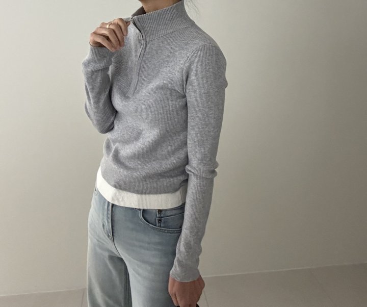 Ripple - Korean Women Fashion - #momslook - Glen Double Layer Tee - 4