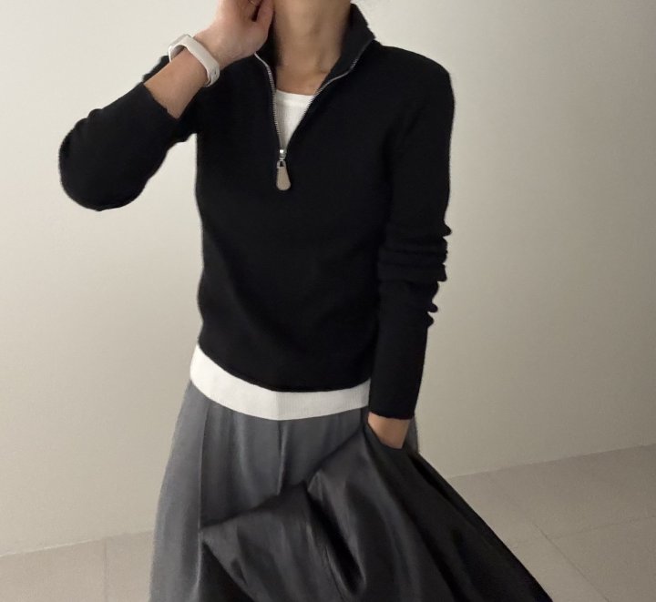 Ripple - Korean Women Fashion - #pursuepretty - Glen Double Layer Tee - 8