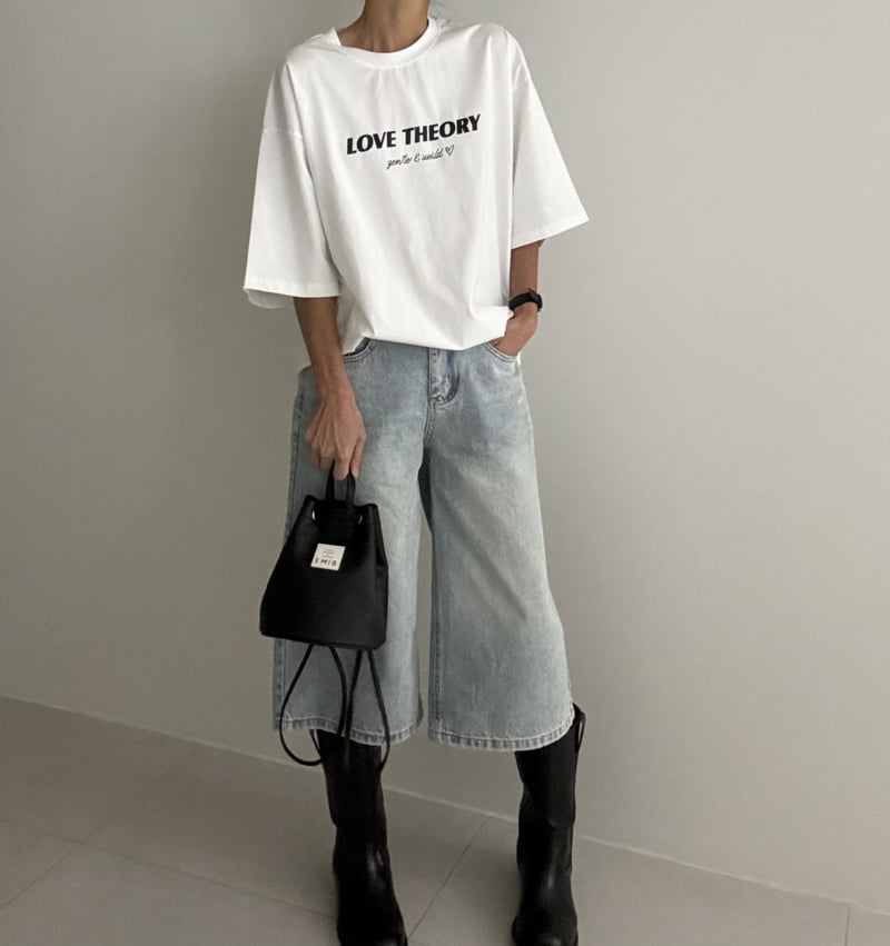 Ripple - Korean Women Fashion - #romanticstyle - Theory Box Tee - 3