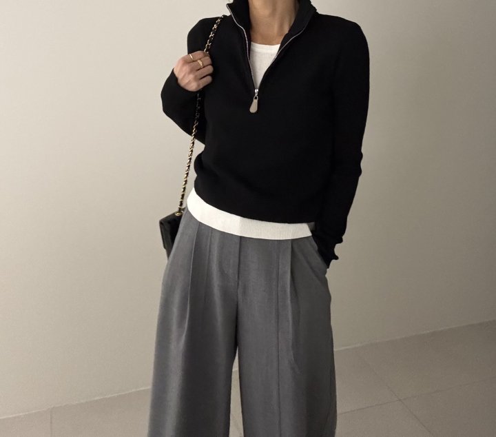 Ripple - Korean Women Fashion - #romanticstyle - Glen Double Layer Tee - 10