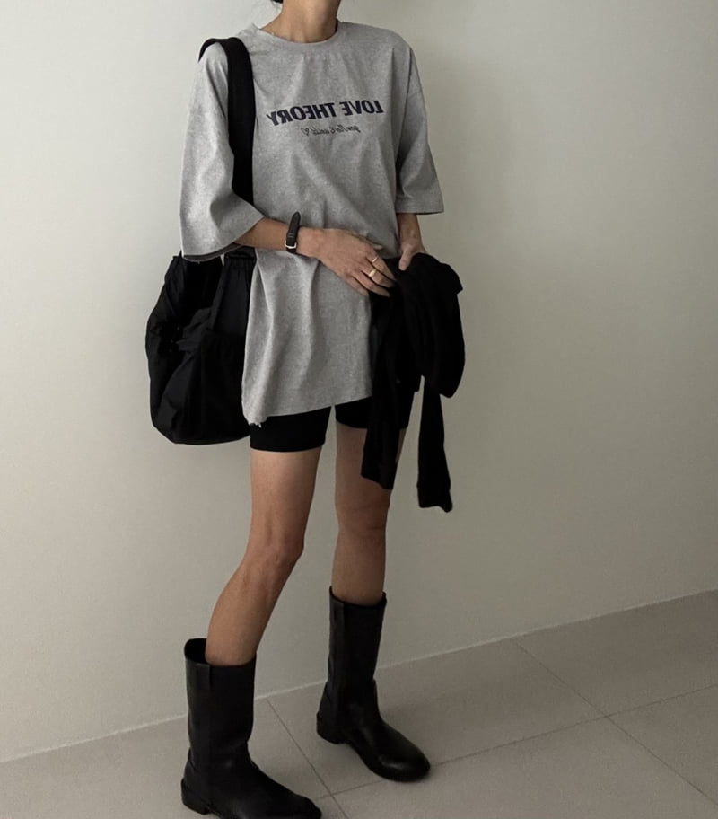 Ripple - Korean Women Fashion - #thelittlethings - Theory Box Tee - 6
