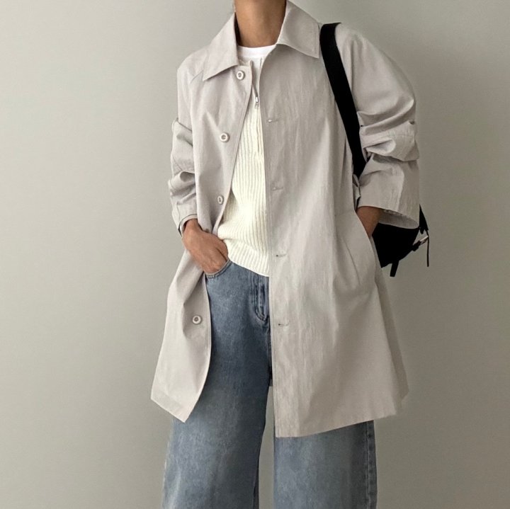 Ripple - Korean Women Fashion - #thelittlethings - Sioha Half Trench Coat - 3