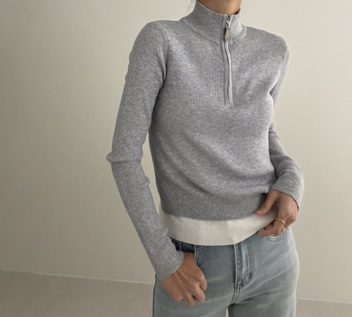 Ripple - Korean Women Fashion - #vintageinspired - Glen Double Layer Tee - 6