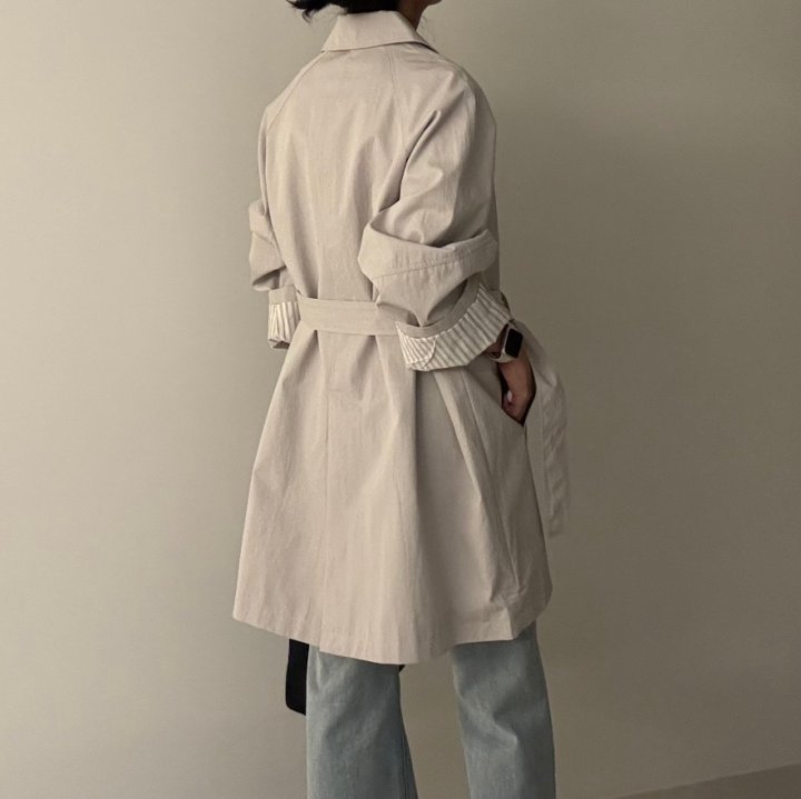 Ripple - Korean Women Fashion - #womensfashion - Sioha Half Trench Coat - 5